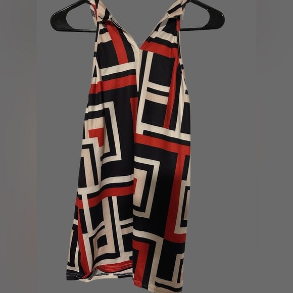 Womens Long Tank Top With Colorful Design XL - Picture 3 of 4